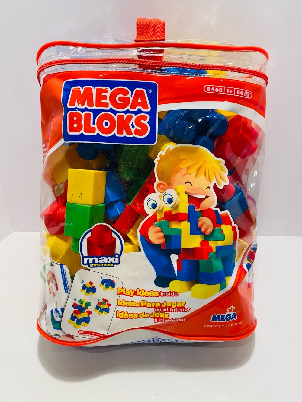 MEGA BLOKS SET for kids. Comes in a carrying bag. Never used by us